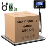 Digital Large 200kg / 440lb Postal Scale Postage Parcel Shipping Weighing Scales