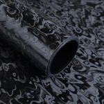 Black Cosmic Ghost Textured Vinyl Wrap Film Self Adhesive Car Wrapping Decal