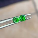 Natural Tsavorite Garnet 0.64 Ct Tanzania Green Gemstone Eye Clean Loose Stone