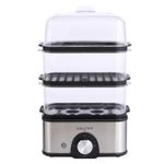 Salter Food Steamer 3-Tier Electric 3L Healthy Cooking Oil Free Vegetable Meals