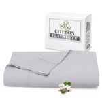 Luxury Egyptian Cotton 600 TC White Flat Sheet Bed Linen Sheets Smooth Bedding