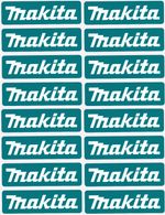 16X 70MM MAKITA POWER TOOLS WORKSHOP TOOLBOX GARAGE DECAL VINYL STICKERS