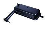 JAGUAR XJ12 RADIATOR HEADER EXPANSION TANK ASSEMBLY BLACK PAINTED FINISH CAC8612