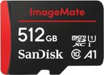 Sandisk ImageMate Ultra micro 512GB SDXC Card A1 U1 Class 10 Memory card
