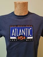 Atlantic 252 T Shirt ILR Pirate Station 1980s 90s retro iconic tee LW Radio 252