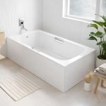 Single Ended Acrylic Bath with Grips 1700 x 700mm (Excludes Panels) No Tap Holes