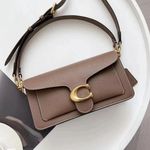 COACH 73995 Tabby Shoulder Bag 26 Polished Pebble Leather 2 Way Outlet New