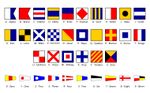 Signal Flags Pennants Maritime Nautical Navy Naval Letters & Numbers Large Sizes