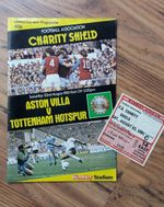 1981 Charity Shield Programme & Ticket – Aston Villa vs Tottenham
