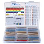 1475pcs Resistor Kit 0Ω-5.6MΩ 1/4W ±1% for Electronics Projects