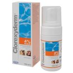 Clorexyderm 4% Antibacterial Antifungal Foam for Dogs & Cats - 100ml Bottle