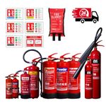 Fire Extinguisher Powder CO2 Foam Water ABC Carbon Dioxide Water 6kg 9kg 6 Litre