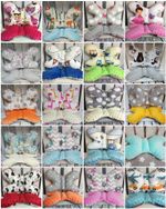 BABY BEDDING COT COTBED PILLOW BUTTERFLY COTTON SOFT PLUSH CUDDLE