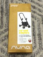 Nuna PEPP Car Seat Adapter Set Pushchair Travel System Connectors Black