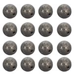 45 Pcs Stone Beads 8 mm Round Large Hole Beads Pyrite Beads for Bracelet Making
