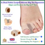 toe bunion big corrector straightener hallux valgus gel splint separator foot 1x