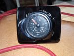 VW Golf mk5 GTI GT Boost Pressure gauge + holder Black Gloss Surround + Pipe