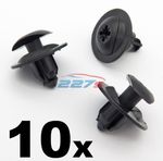 10x Wheel Arch Lining & Splashguard Clips for Ford Fiesta, KA & Ecosport 1738233