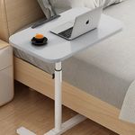 Overbed Table Over Hospital Bed Tray with Wheels for Home Use/Medical,Adjustable