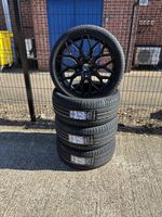 20" MESH GLOSS BLACK ALLOY WHEELS+VAN TYRES SUITS TRANSIT CUSTOM(X4)