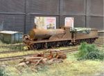 OO gauge locomotive: Scrapyard 'Greyhound' T9, heavily rusted. Ref F3