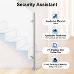 316 Stainless Steel 110cm Glass Balustrade Stair Railing Post Pole Handrail