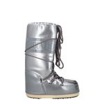 MOONBOOT Womens Knee High Snow Boots Silver Synthetic Lace Up UK 6-7.5 RRP 150