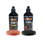 ROAR 610 and 620 Compound and Polish Kit with Pads. 610 and 620 set
