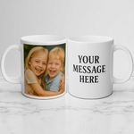 Personalised Photo Mug – Custom Text Cup Gift for Her Him, Birthday, Easter
