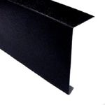 Flat Roof Metal Flashing Trim Black EPDM rubber roofing drip flashings garage