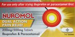 Nuromol 200mg/500mg - Ibuprofen/Paracetamol - 12 Tablets -