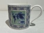 Wedgwood Delft Tiles Mug Cup Fig Fruits 1996 Bone China Blue White