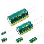 High Frequency LOW ESR Radial Electrolytic Capacitor / Various Value and Voltage