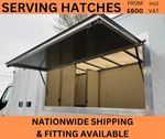 Catering Serving Hatch Concession Window Opening for food truck trailer van cart