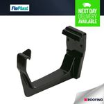 FloPlast 114mm Square Fascia Gutter Bracket - BLACK, RKS1