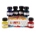 Koh-I-Noor Hardtmuth Waterproof Drawing Indian Ink 20g x 6 Bottles