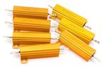 5W 10W -500W Watt High Power Aluminum shell Wirewound Metal Resistor 0.1Ω - 10KΩ