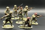 Airfix 1/32 WW2 British Paratroopers 54mm Vintage Painted Model Toy Soldiers