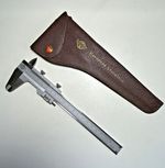 Kanon 7"/180mm Vernier Caliper, Hardened Stainless Fine Adjustment With Pouch