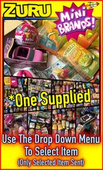 Zuru Mini Brands Food Toys +More Finish Your Collection Select Item One Supplied