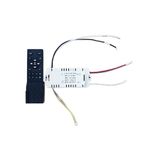 Replacement Invisible Fan Light Remote Control with Easy Pairing and DC Output