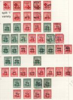 Trinidad & Tobago  1915-18 m&u WAR TAX range cat approx £250, comprehensive lot