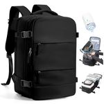 SZLX Vacuum Travel Backpack with Air Pump, Underseat Cabin Size Bag 47x33x20 cm