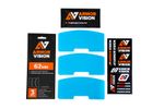 NEW 62mm ARMOR VISION GEN 2 MX GOGGLE SMART FILM LENS PROTECTOR STRIPS - 3 PACK
