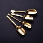 UK Kitchen Copper Brass Scoop Tea Sugar Ice Coffee Mini Metal Shovel Home Bar