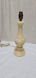 Vintage BHS   Marble  Table Lamp NO 593176 36 CM height x 11.5 cm at   base uk