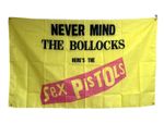 SEX PISTOLS NEVER MIND THE B*LL*CKS FLAG 5X3FT FREE UK 48HR POST