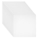 12-Pack 15x15cm Cotton Stretched Canvas Primed White for Acrylic Oil Watercolor