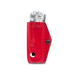 Clip And Carry Skeletool - CF Red Kydex  Multitool Belt Sheath - USA Made