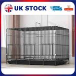 Large Budgie Cage Metal Parrot Cage Flight Bird with Stand for Cockatiel/Conure